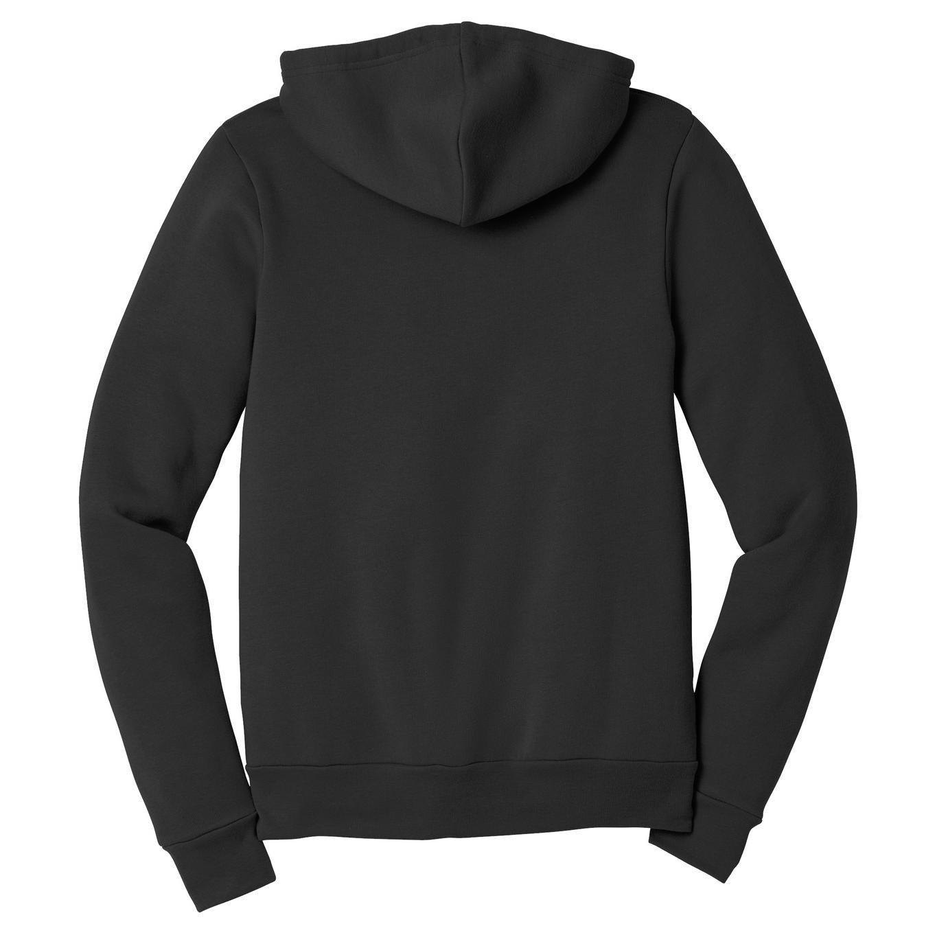 Black Heather Sweatshirt - Bella + Canvas - Full-Zip Fleece