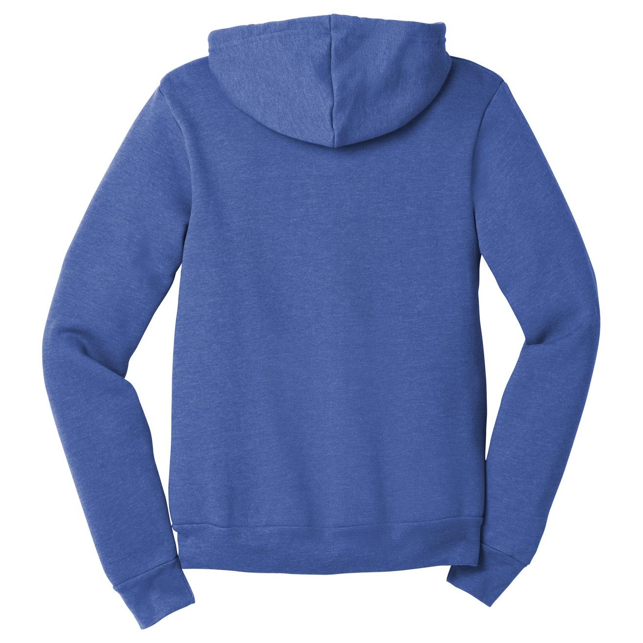 Black Heather Sweatshirt - Bella + Canvas - Full-Zip Fleece