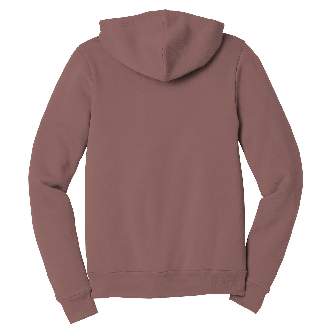 Black Heather Sweatshirt - Bella + Canvas - Full-Zip Fleece