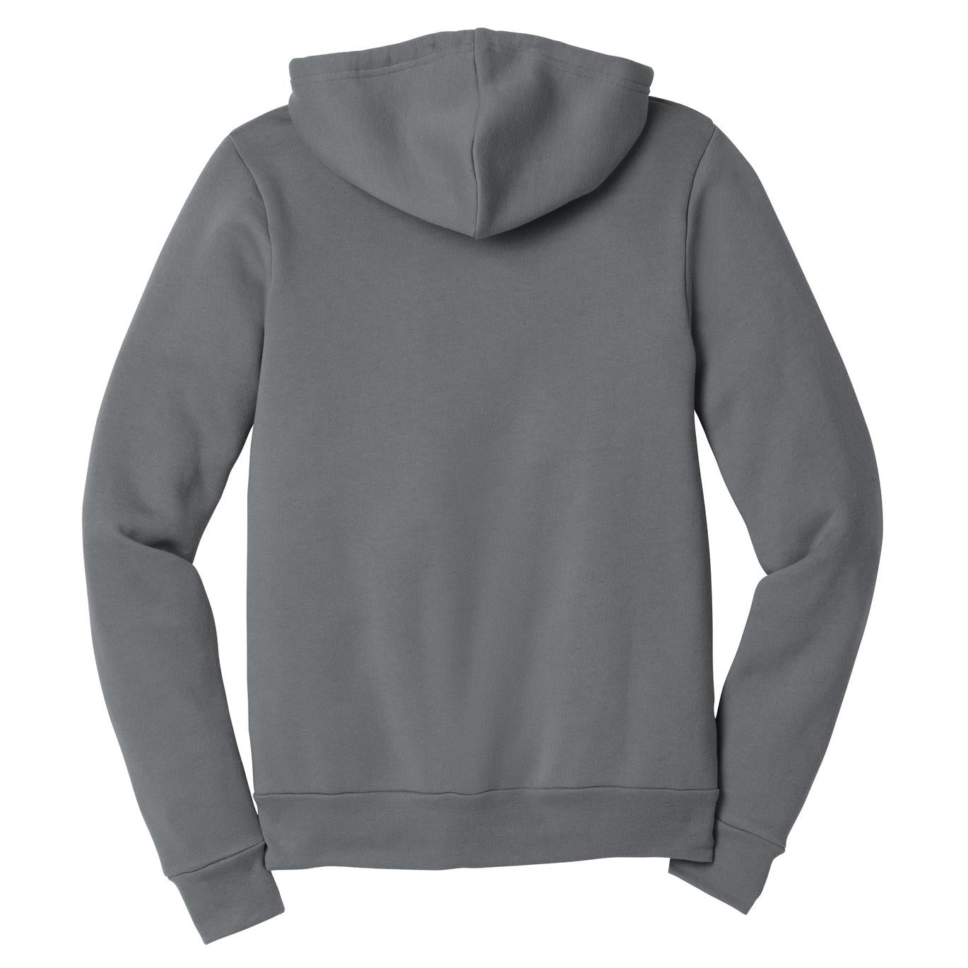 Black Heather Sweatshirt - Bella + Canvas - Full-Zip Fleece