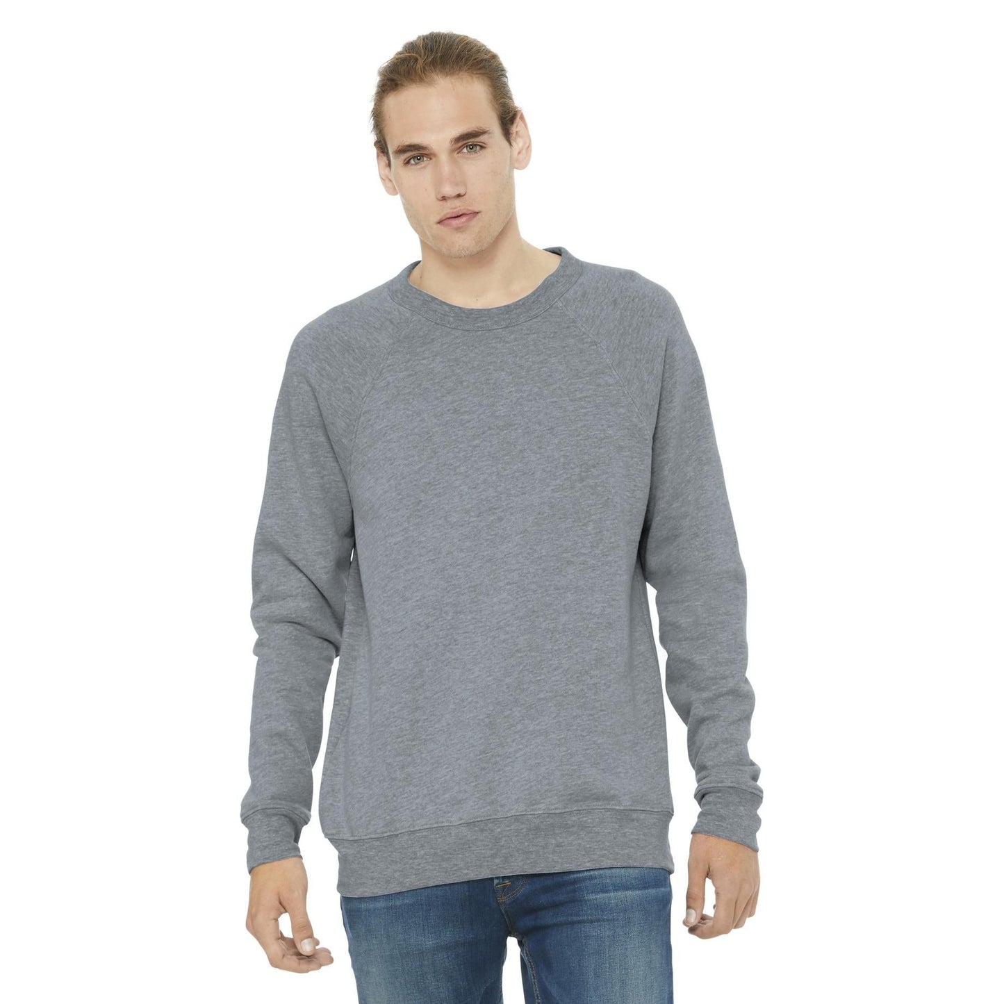 Black Sweatshirt - Bella + Canvas - Cozy Fleece