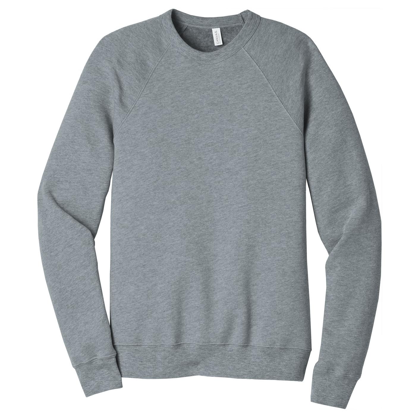 Black Sweatshirt - Bella + Canvas - Cozy Fleece