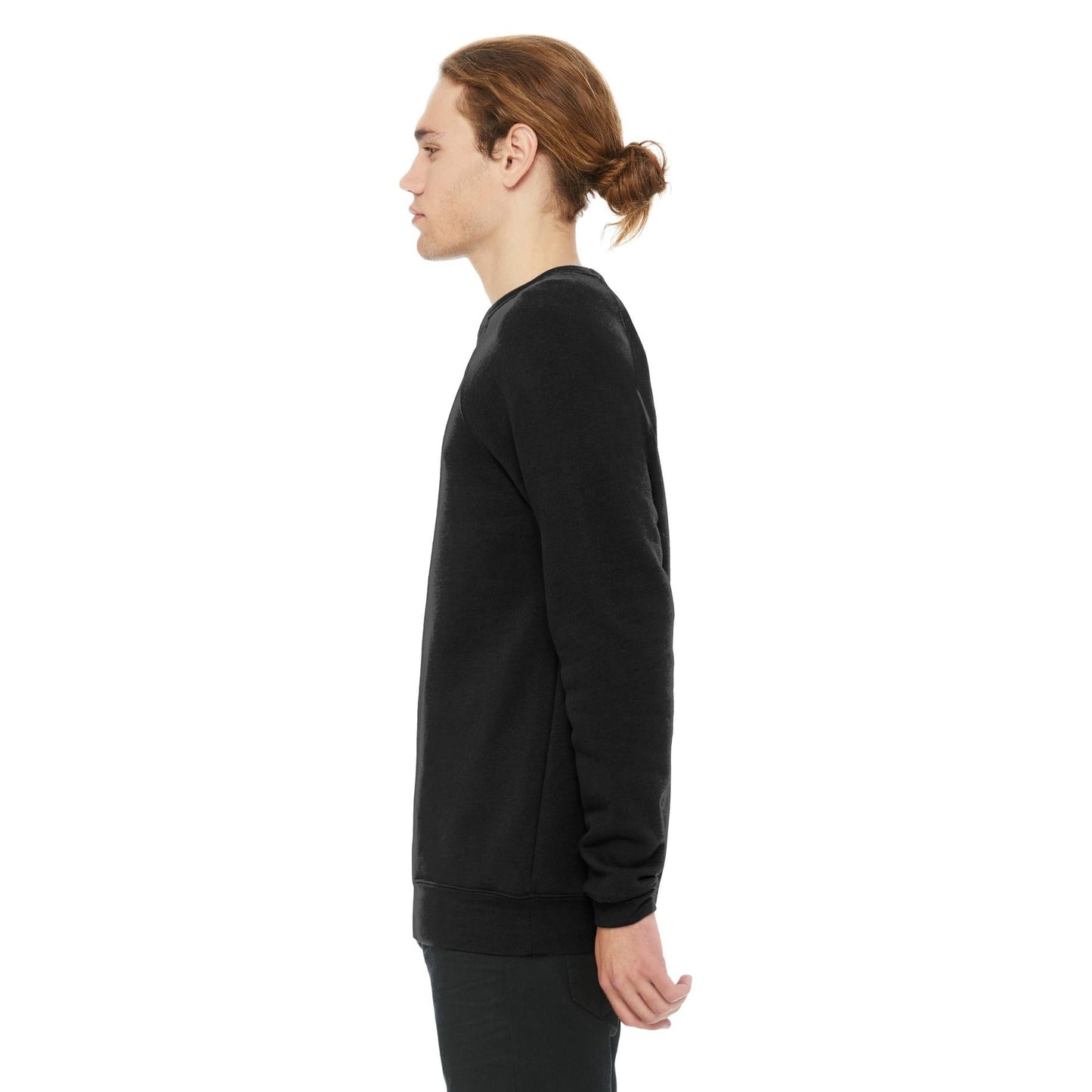 Black Sweatshirt - Bella + Canvas - Cozy Fleece