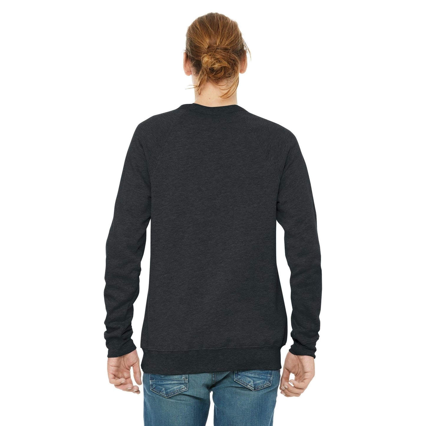Black Sweatshirt - Bella + Canvas - Cozy Fleece