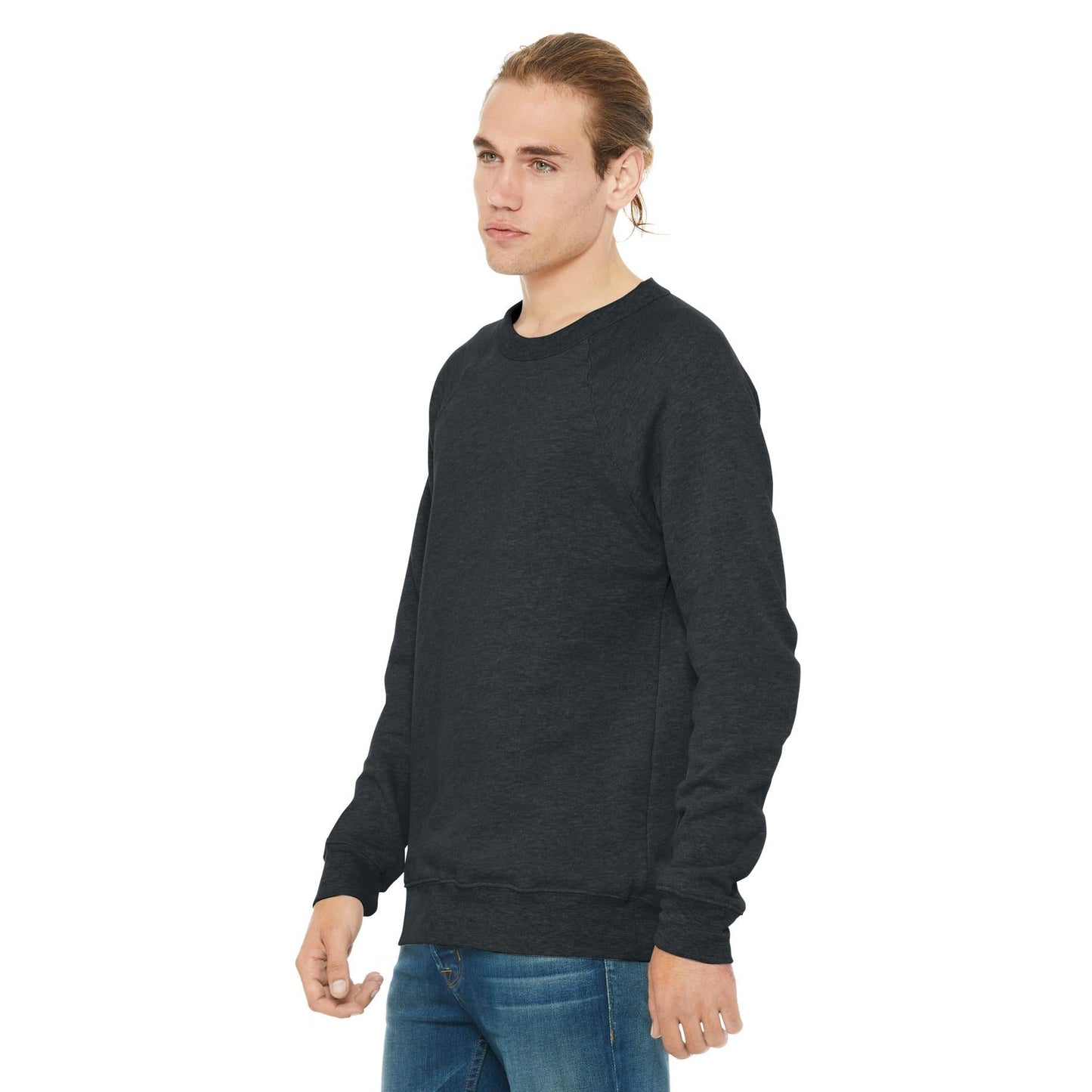 Black Sweatshirt - Bella + Canvas - Cozy Fleece
