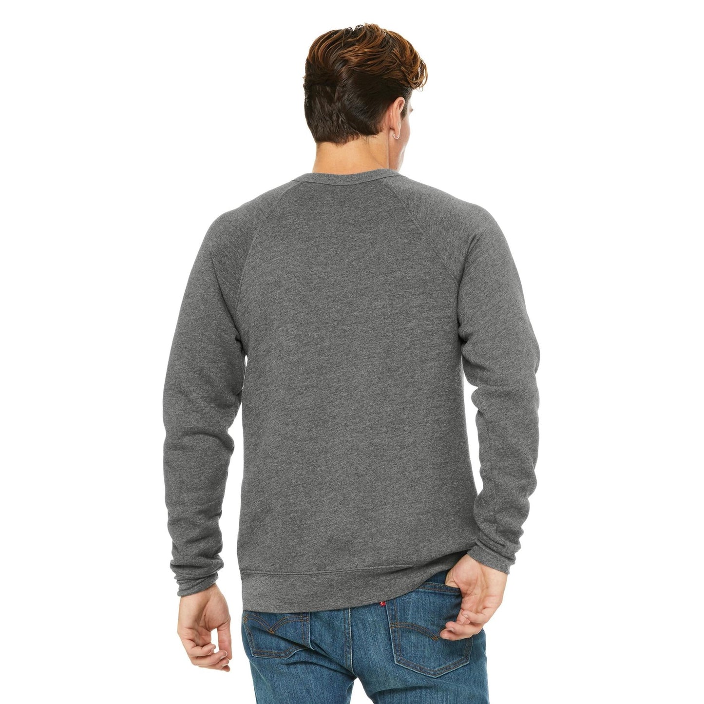 Black Sweatshirt - Bella + Canvas - Cozy Fleece