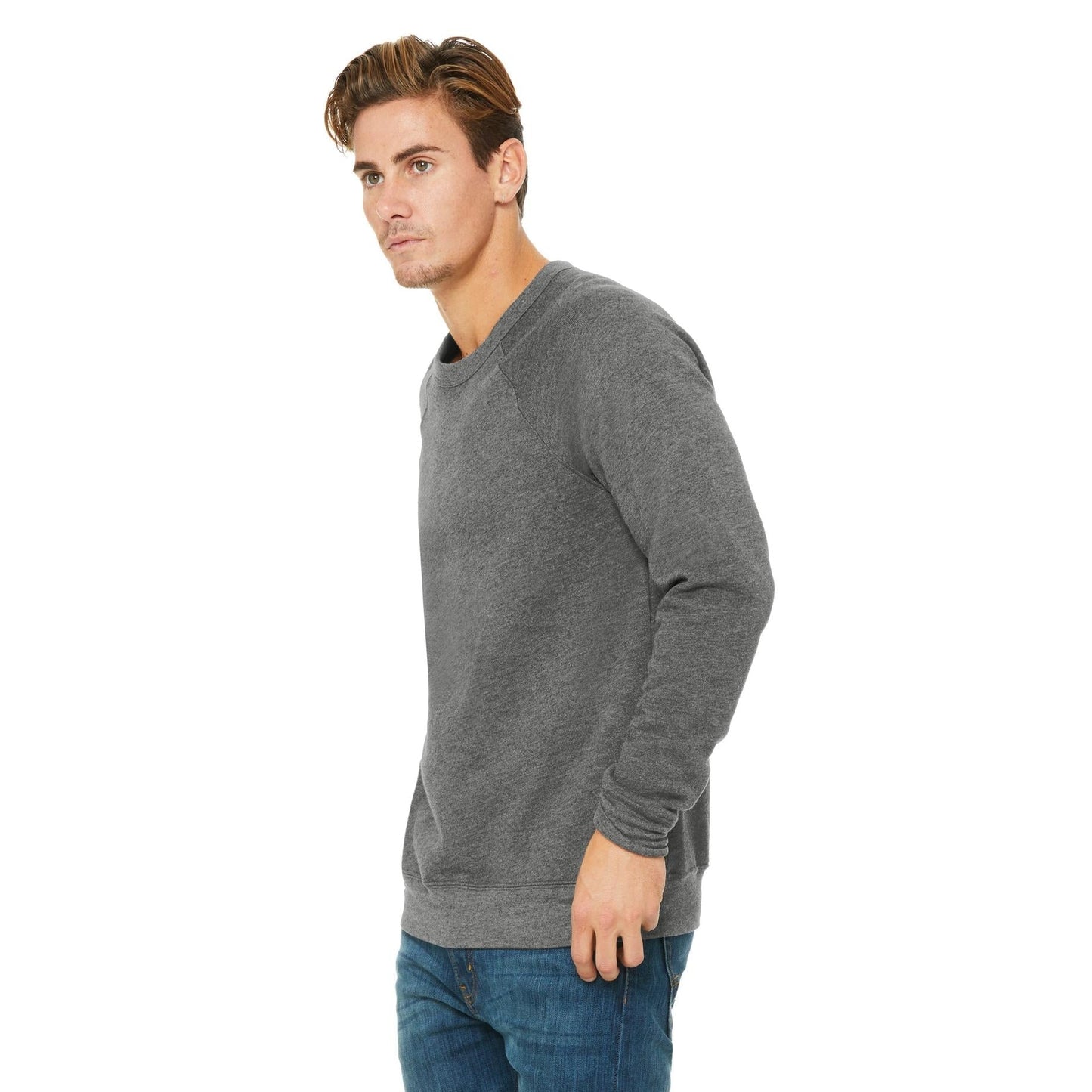 Black Sweatshirt - Bella + Canvas - Cozy Fleece