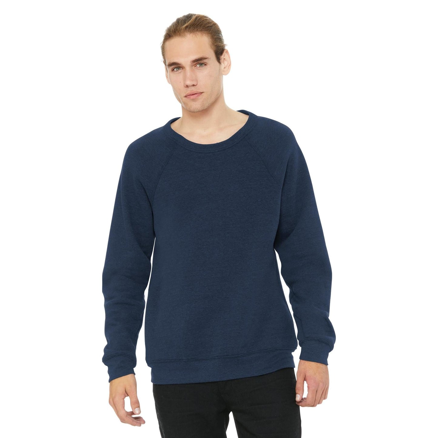 Black Sweatshirt - Bella + Canvas - Cozy Fleece