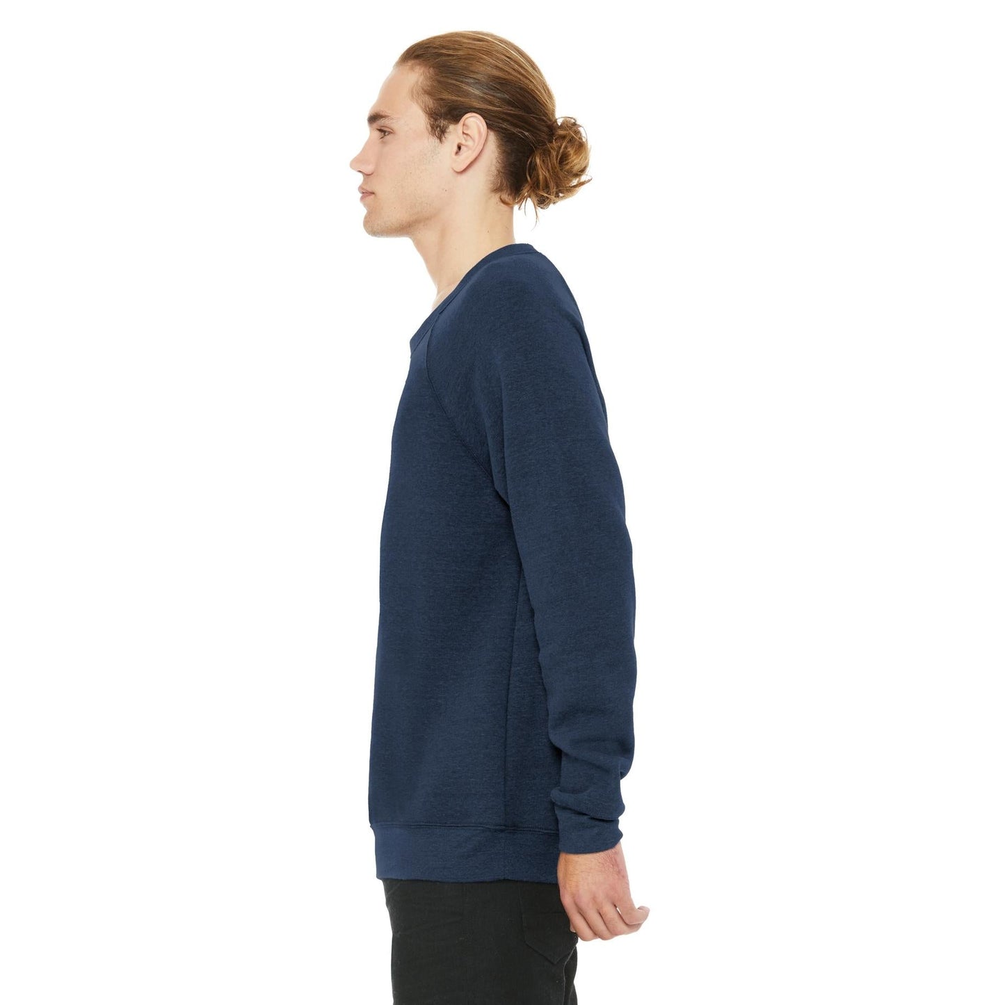 Black Sweatshirt - Bella + Canvas - Cozy Fleece