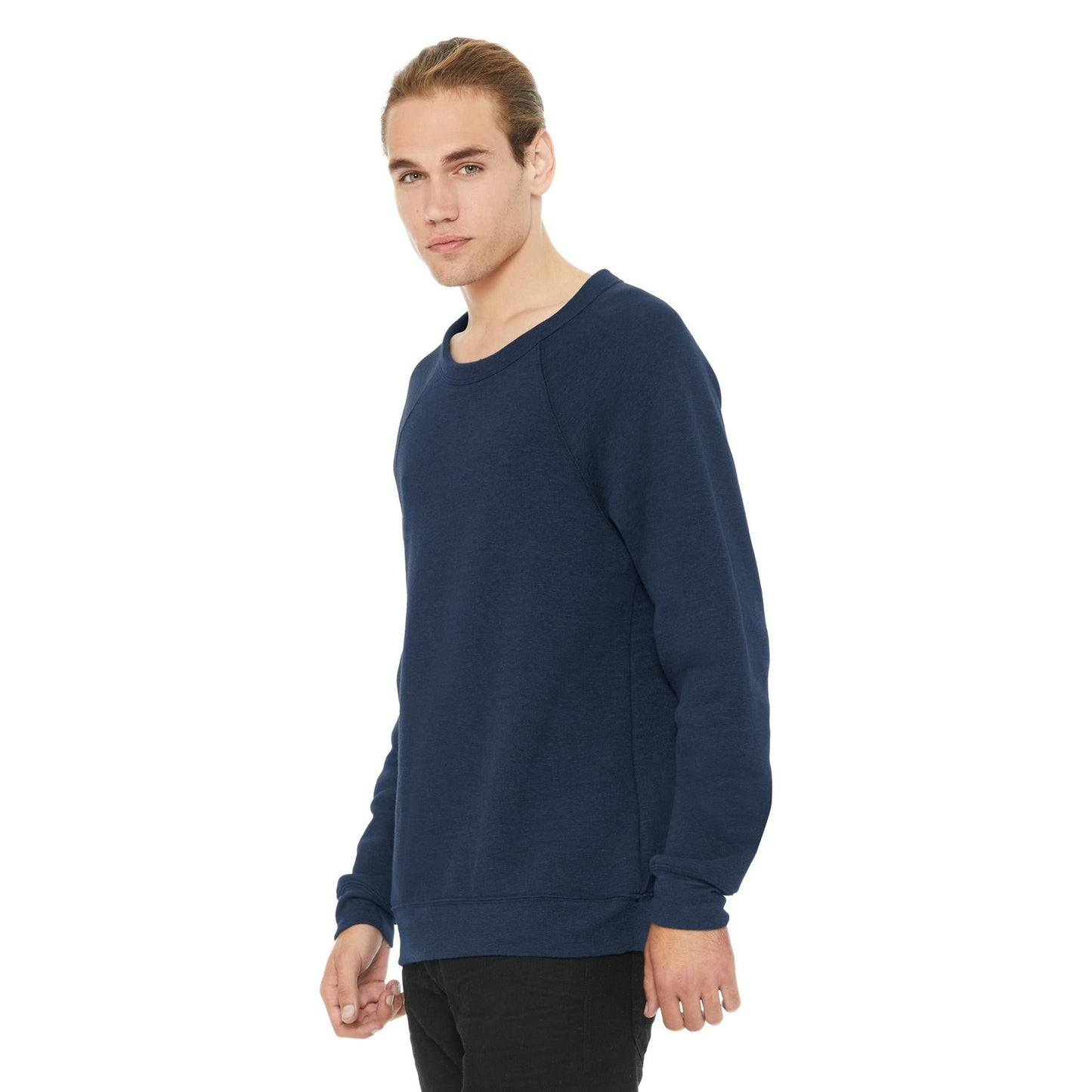 Black Sweatshirt - Bella + Canvas - Cozy Fleece