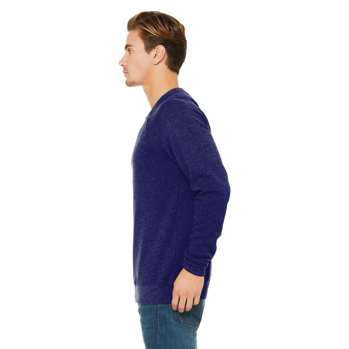 Black Sweatshirt - Bella + Canvas - Cozy Fleece