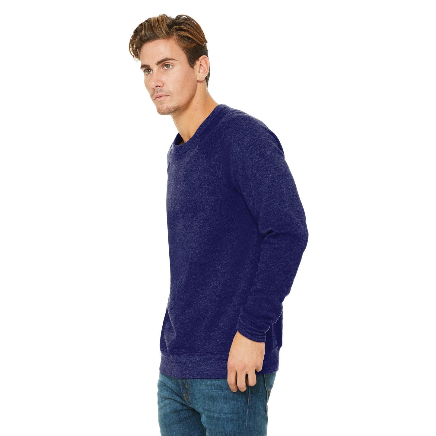 Black Sweatshirt - Bella + Canvas - Cozy Fleece
