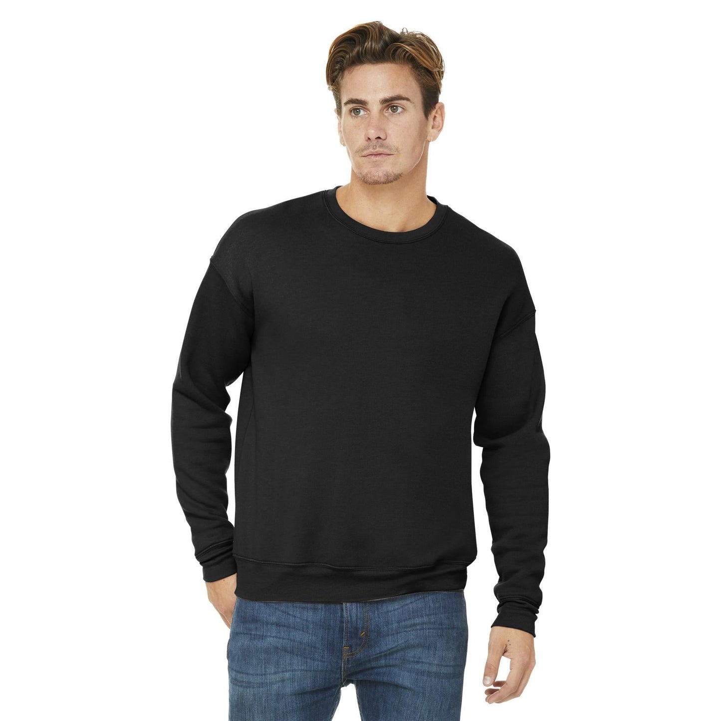 Black Sweatshirts - Bella + Canvas - Soft Fleece