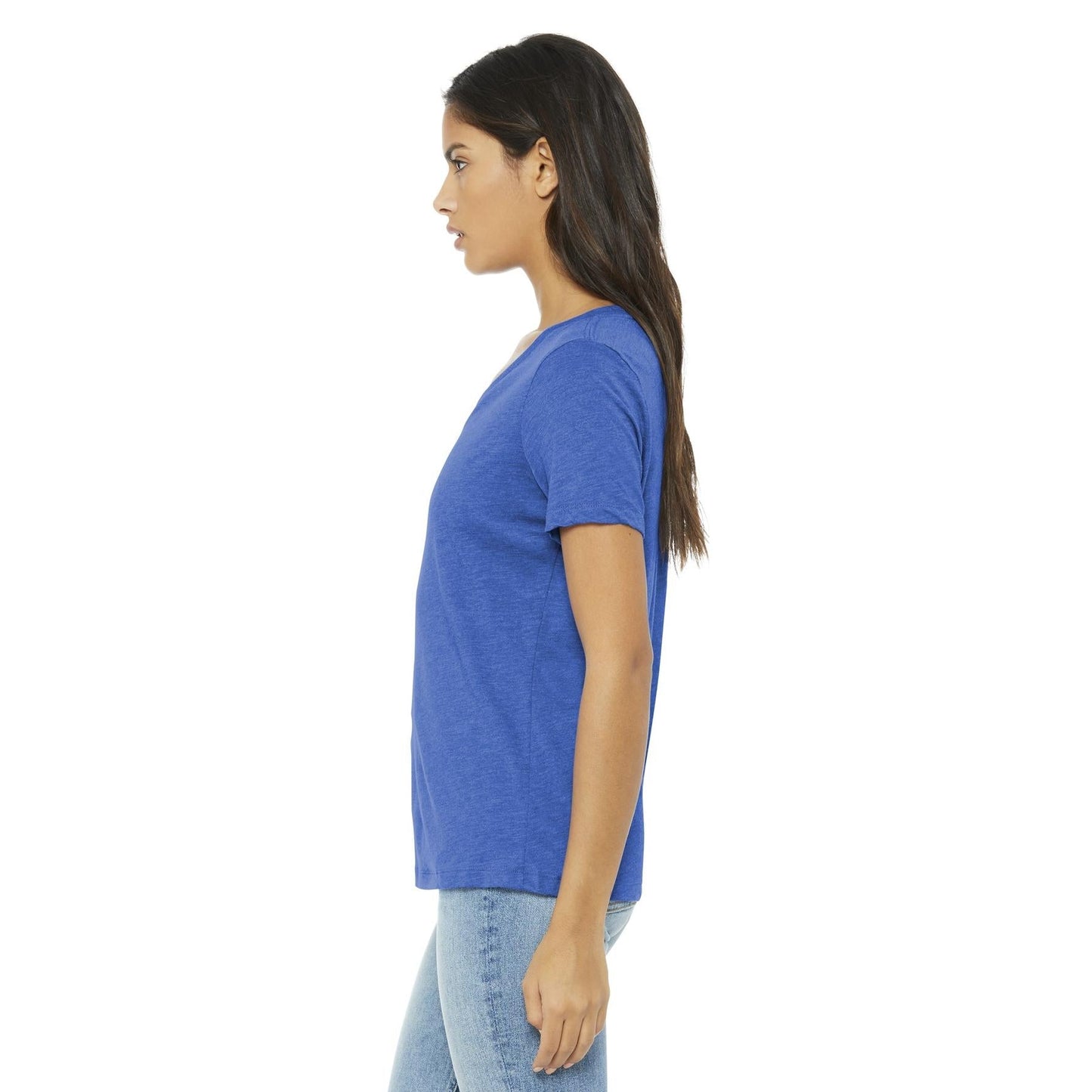 True Royal Triblend T-Shirts - Bella + Canvas - Relaxed Fit