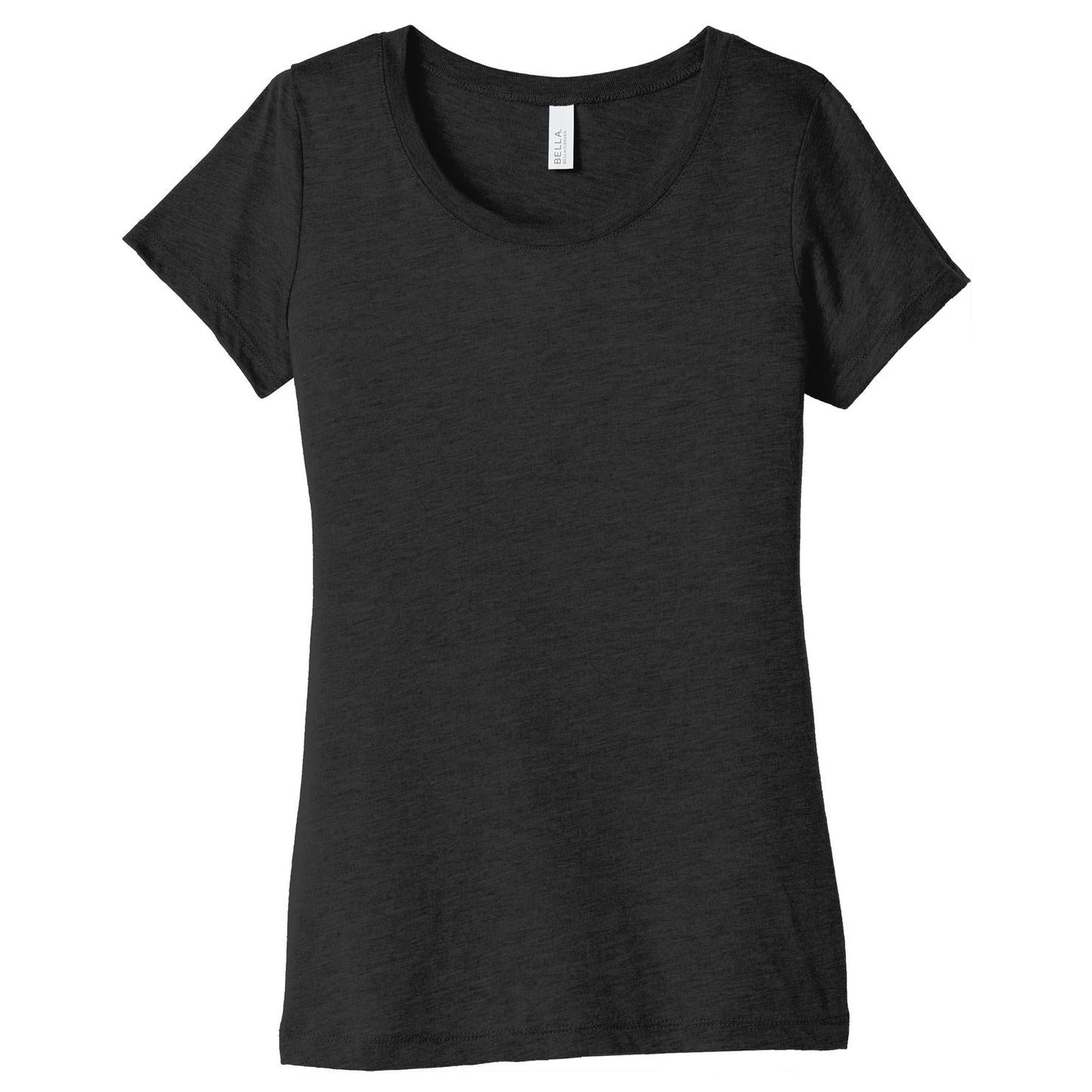 Black Heather Triblend T-Shirt - Bella + Canvas - Soft Fit