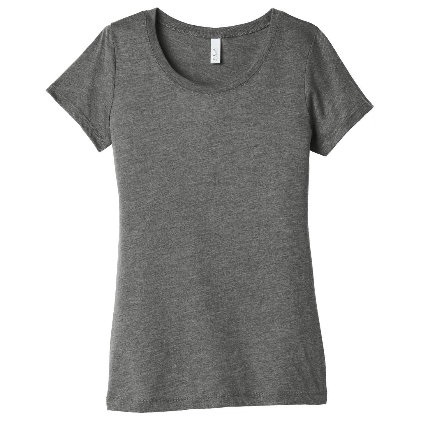 Black Heather Triblend T-Shirt - Bella + Canvas - Soft Fit