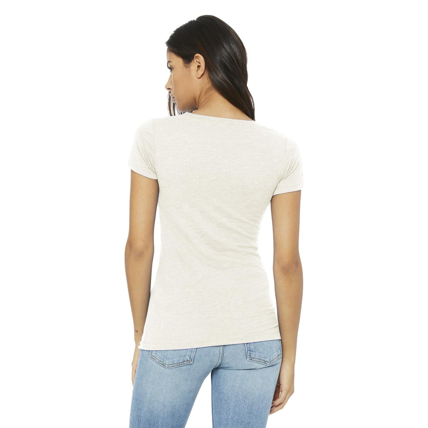 Black Heather Triblend T-Shirt - Bella + Canvas - Soft Fit