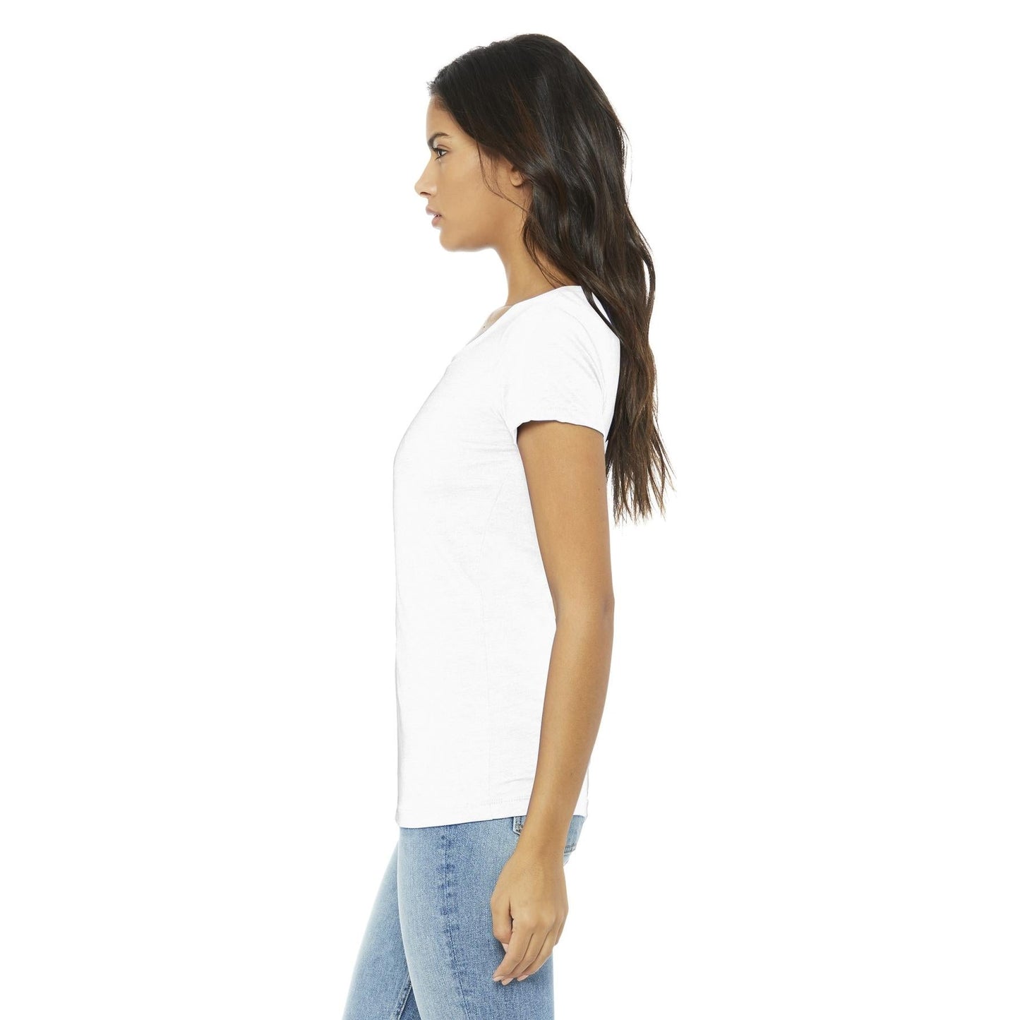 Black Heather Triblend T-Shirt - Bella + Canvas - Soft Fit