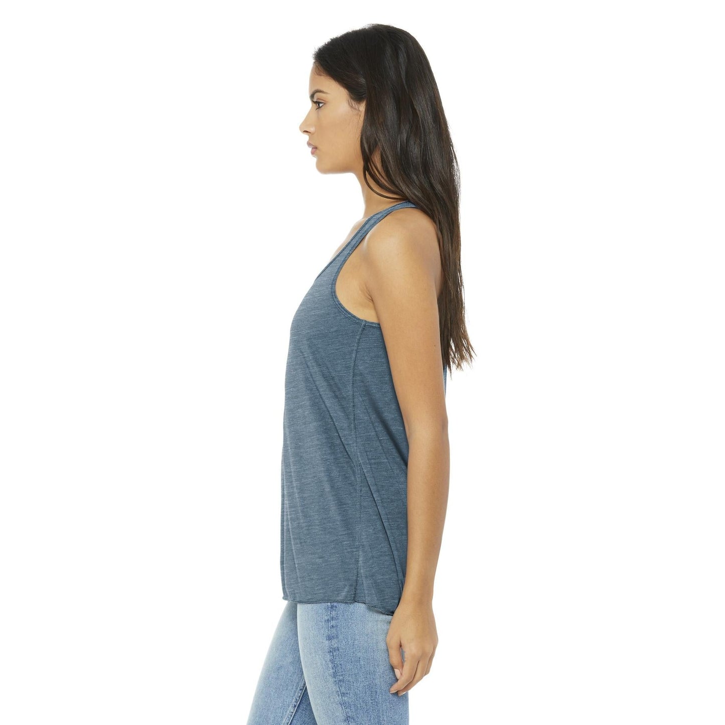 Black Heather Tank Top - Bella + Canvas - Women's Fit