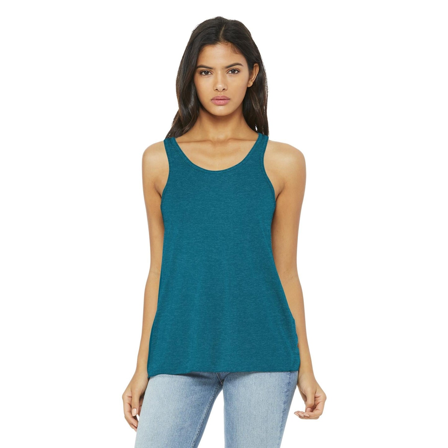 Black Heather Tank Top - Bella + Canvas - Women's Fit