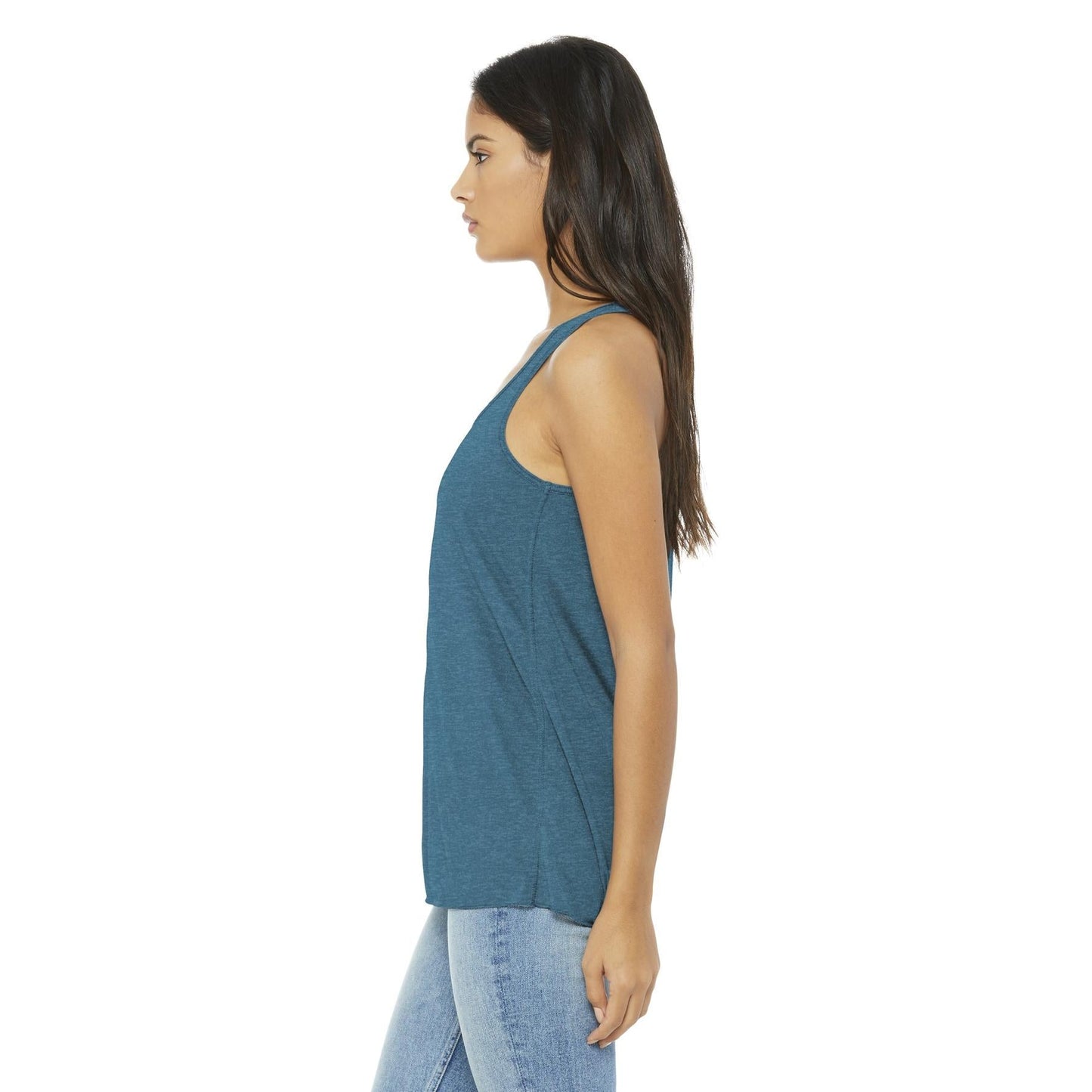 Black Heather Tank Top - Bella + Canvas - Women's Fit