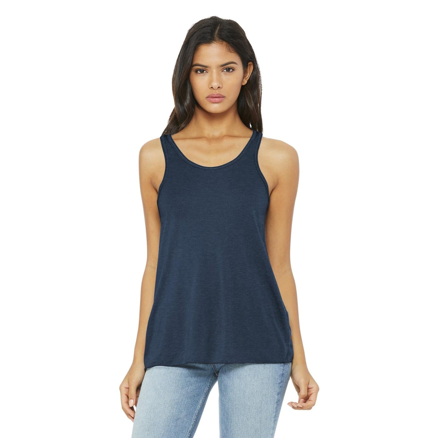 Black Heather Tank Top - Bella + Canvas - Women's Fit