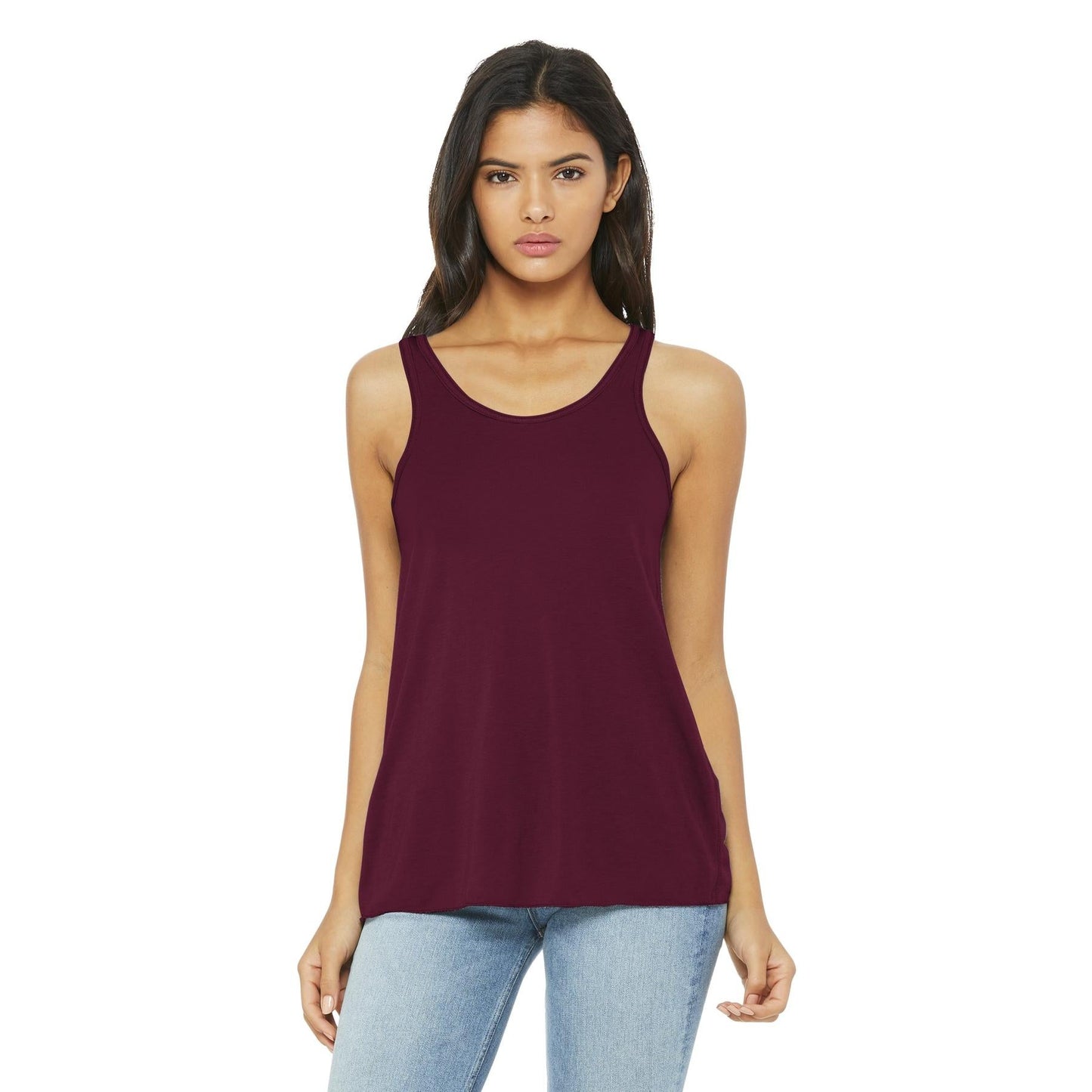 Black Heather Tank Top - Bella + Canvas - Women's Fit