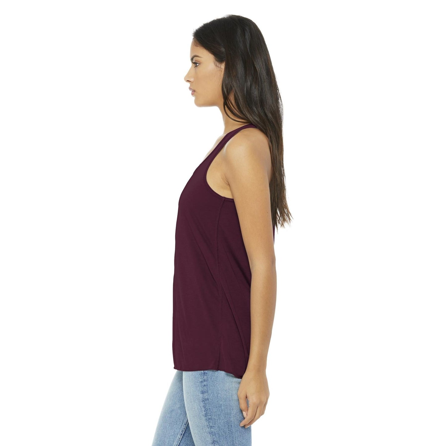 Black Heather Tank Top - Bella + Canvas - Women's Fit