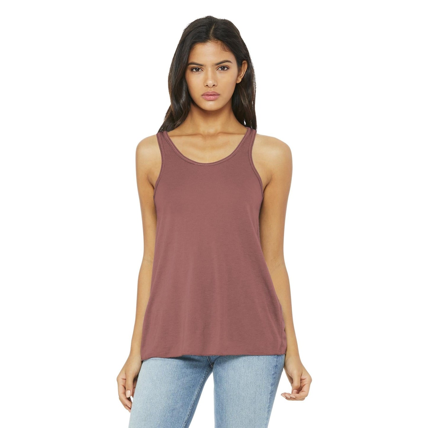 Black Heather Tank Top - Bella + Canvas - Women's Fit