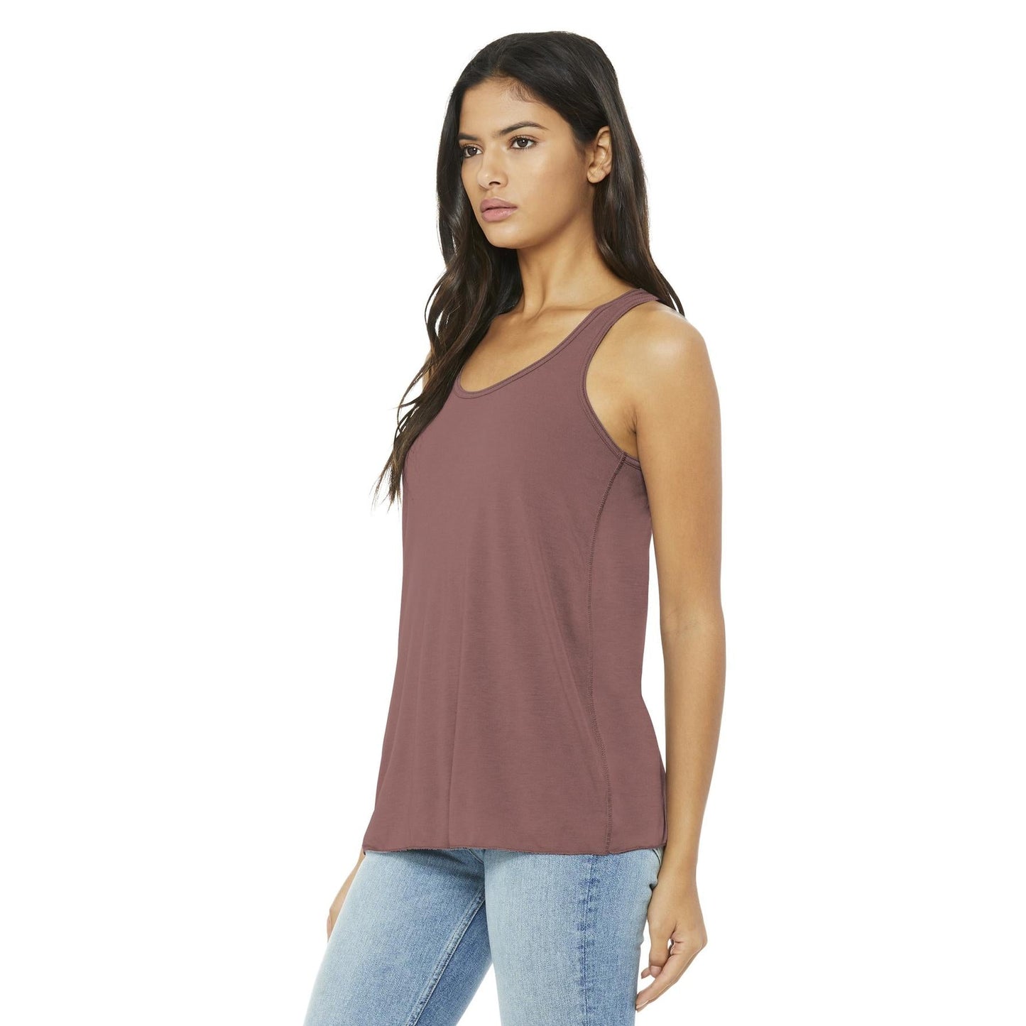 Black Heather Tank Top - Bella + Canvas - Women's Fit
