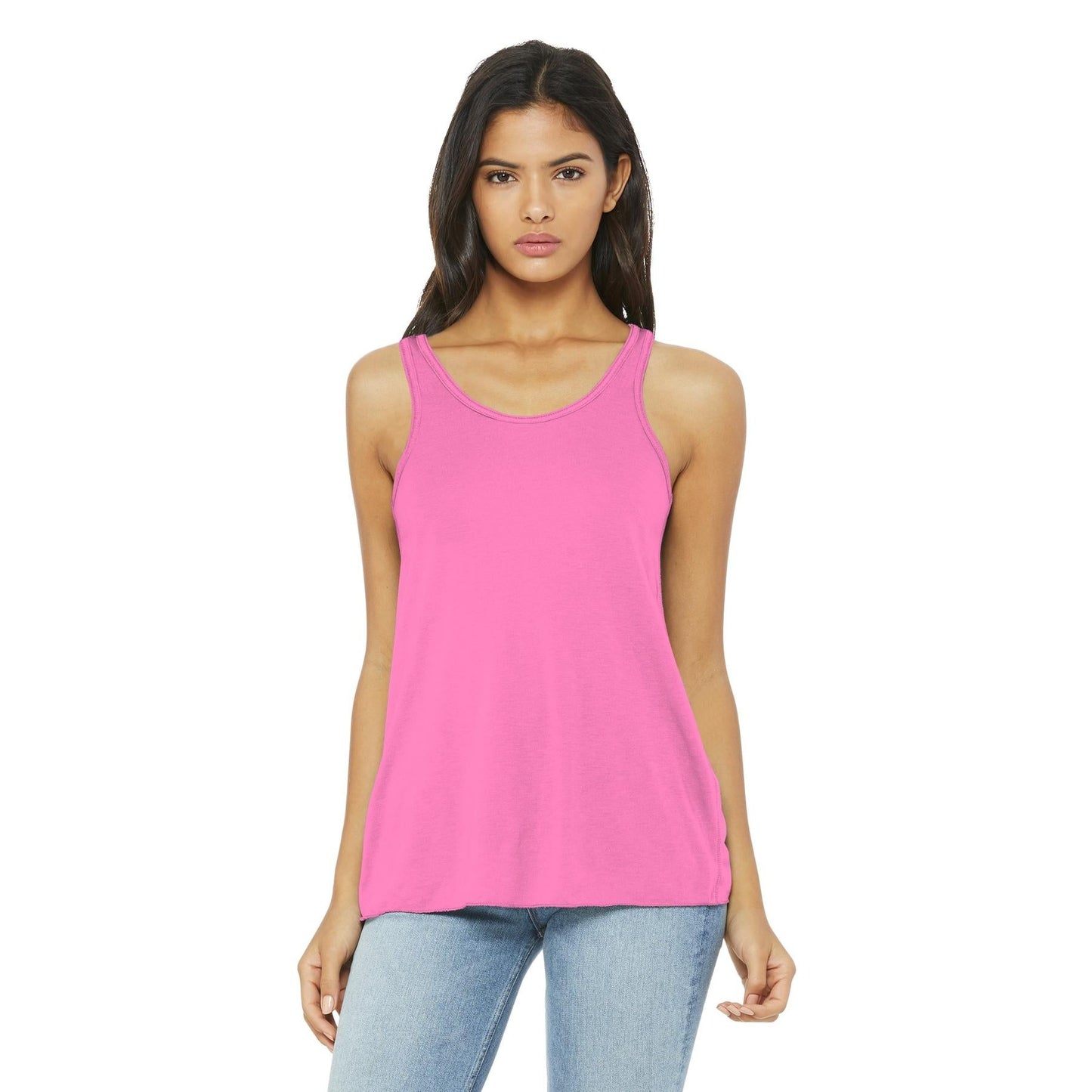 Black Heather Tank Top - Bella + Canvas - Women's Fit