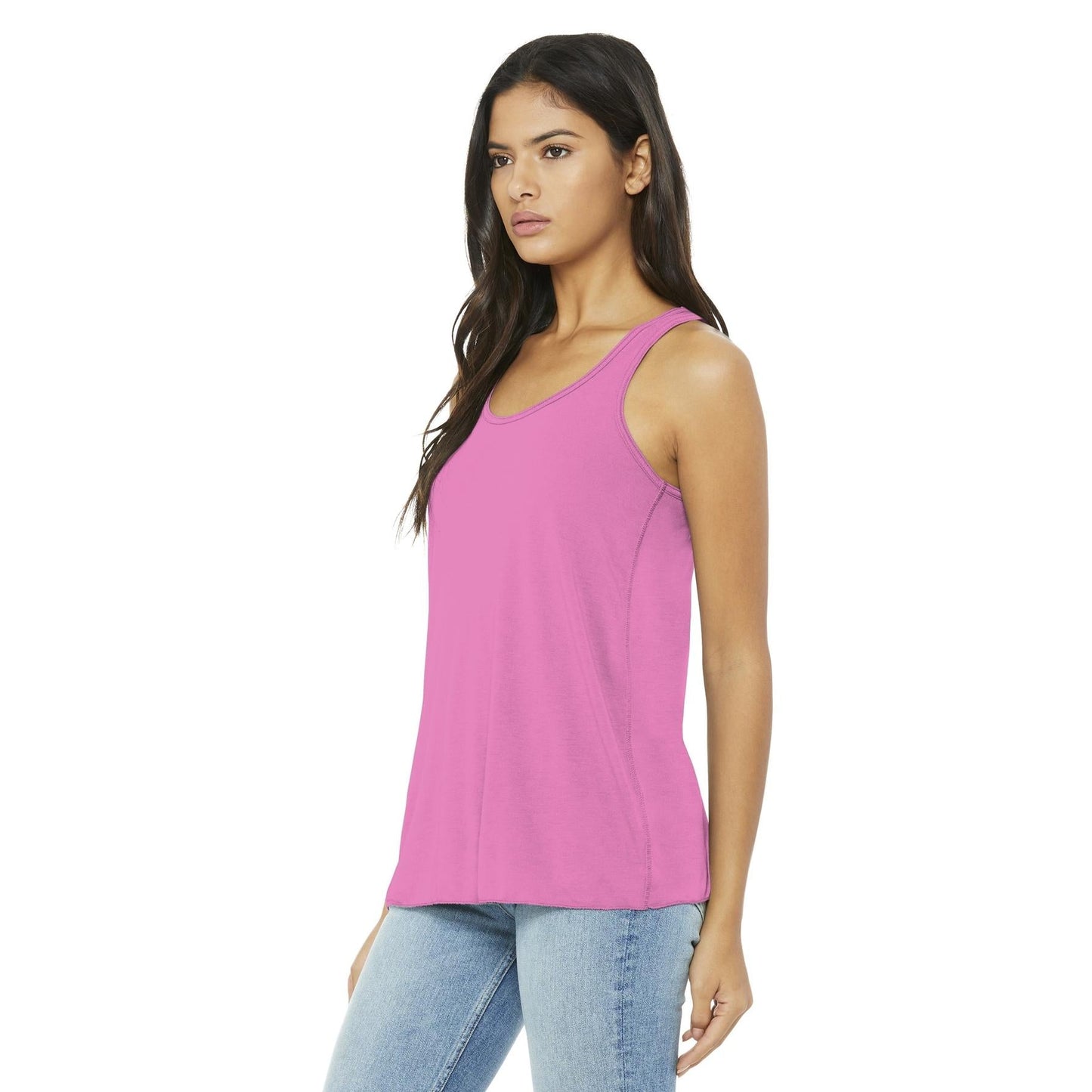 Black Heather Tank Top - Bella + Canvas - Women's Fit