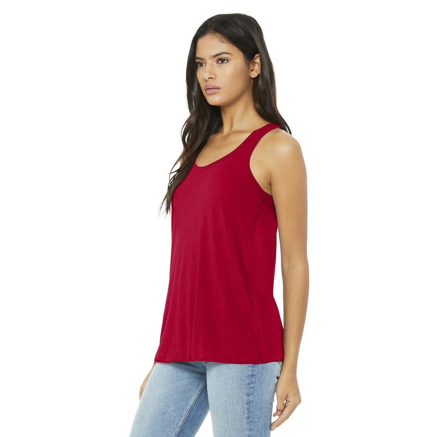 Black Heather Tank Top - Bella + Canvas - Women's Fit