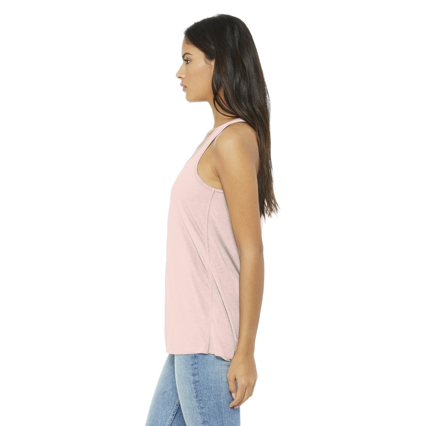 Black Heather Tank Top - Bella + Canvas - Women's Fit