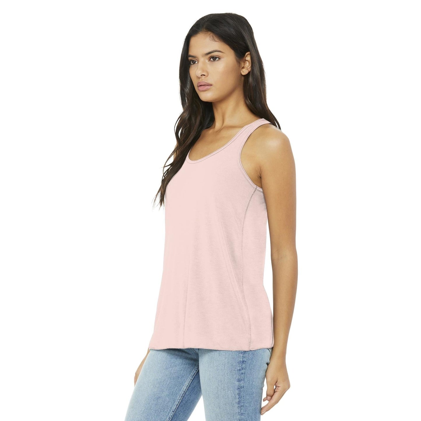 Black Heather Tank Top - Bella + Canvas - Women's Fit
