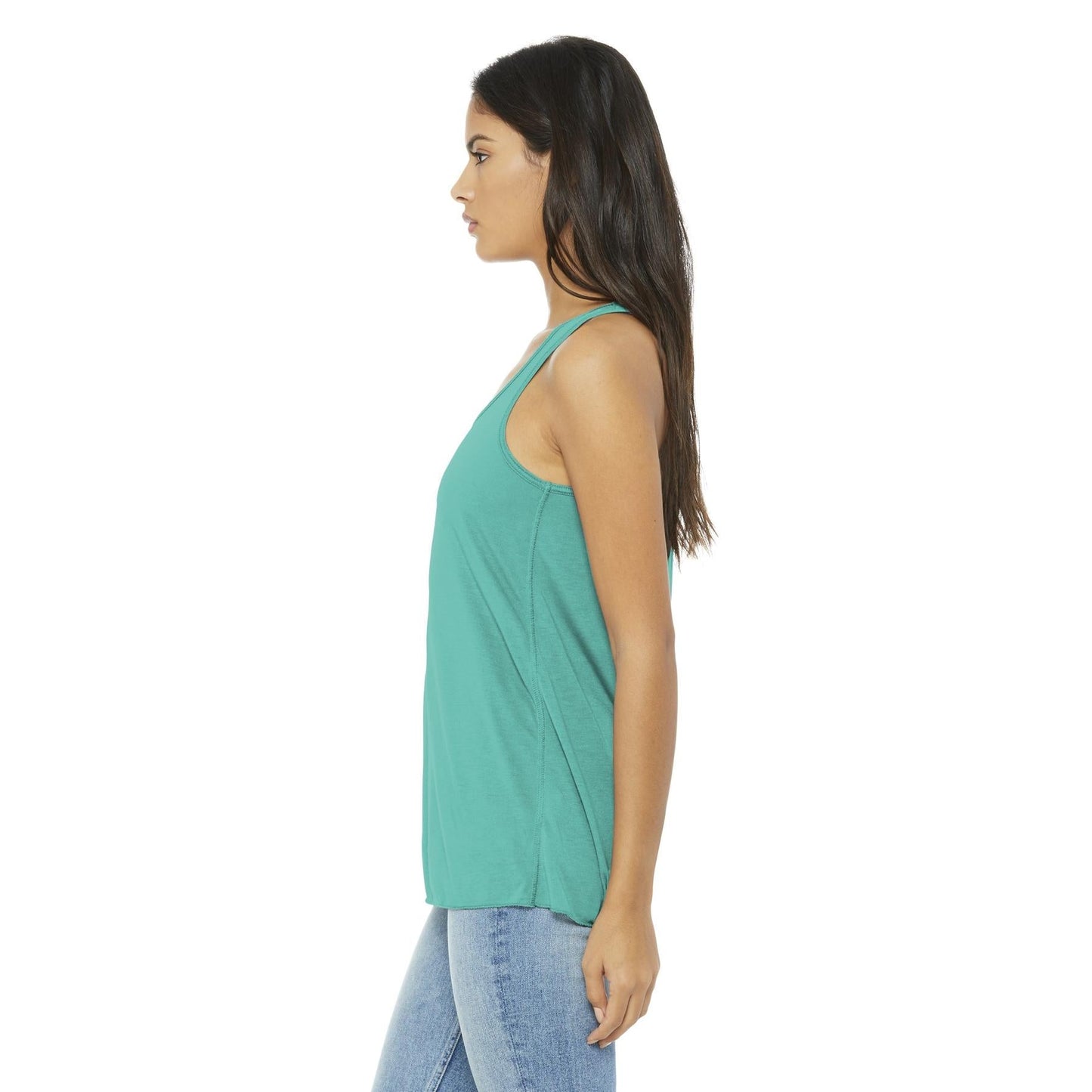 Black Heather Tank Top - Bella + Canvas - Women's Fit