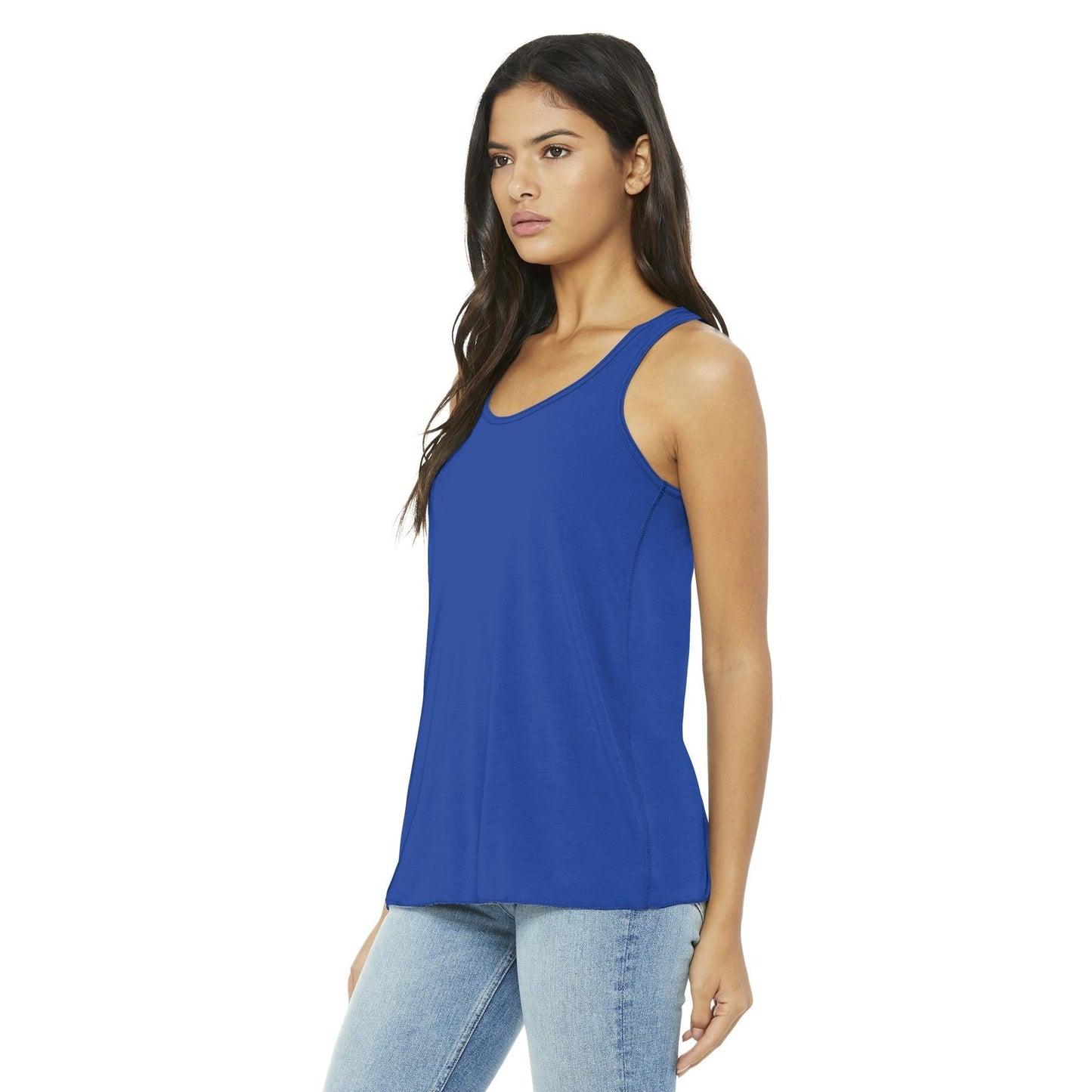 Black Heather Tank Top - Bella + Canvas - Women's Fit