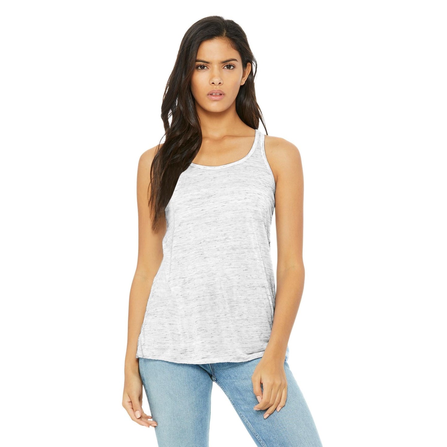 Black Heather Tank Top - Bella + Canvas - Women's Fit