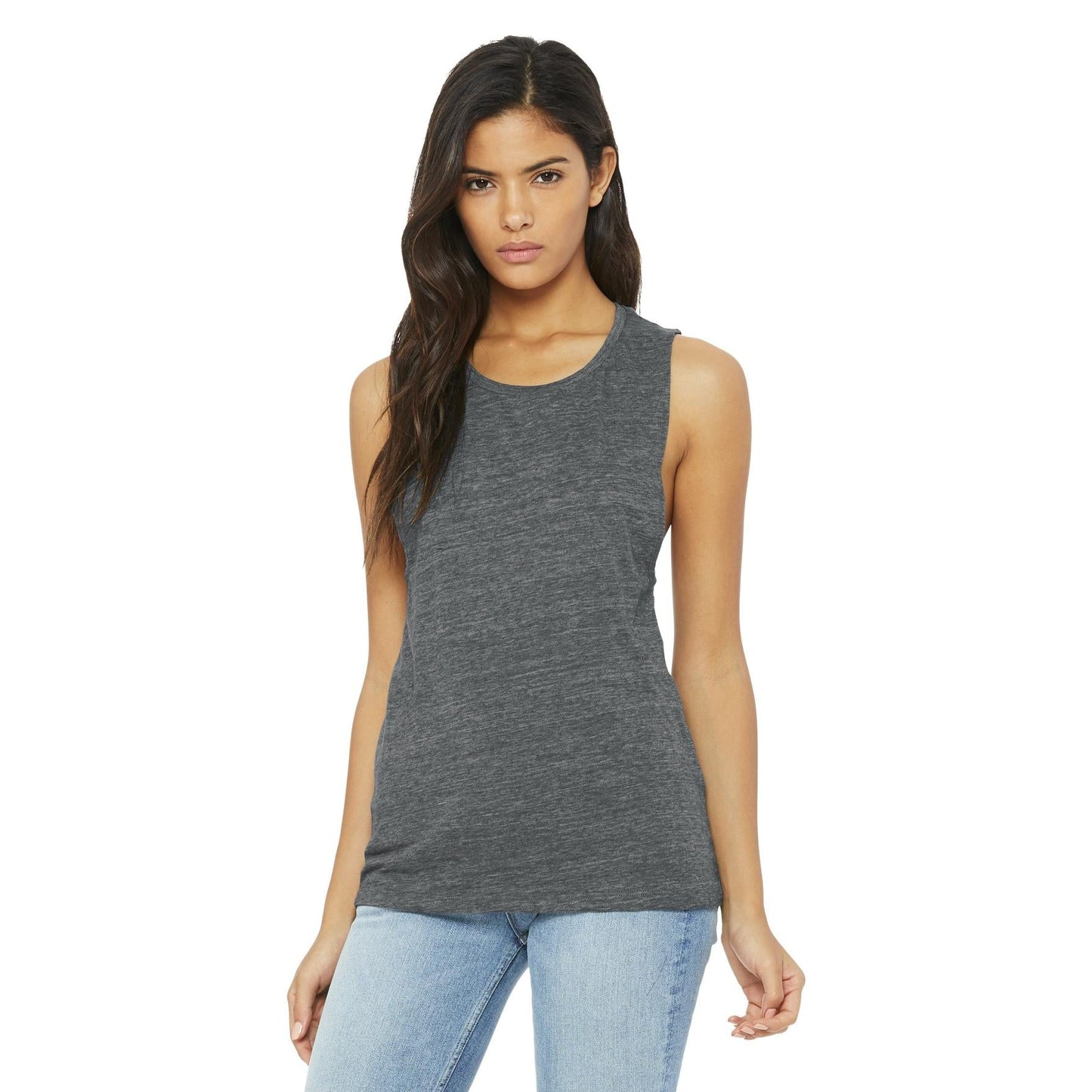Asphalt Slub Tank Top - Bella + Canvas - Relaxed Fit