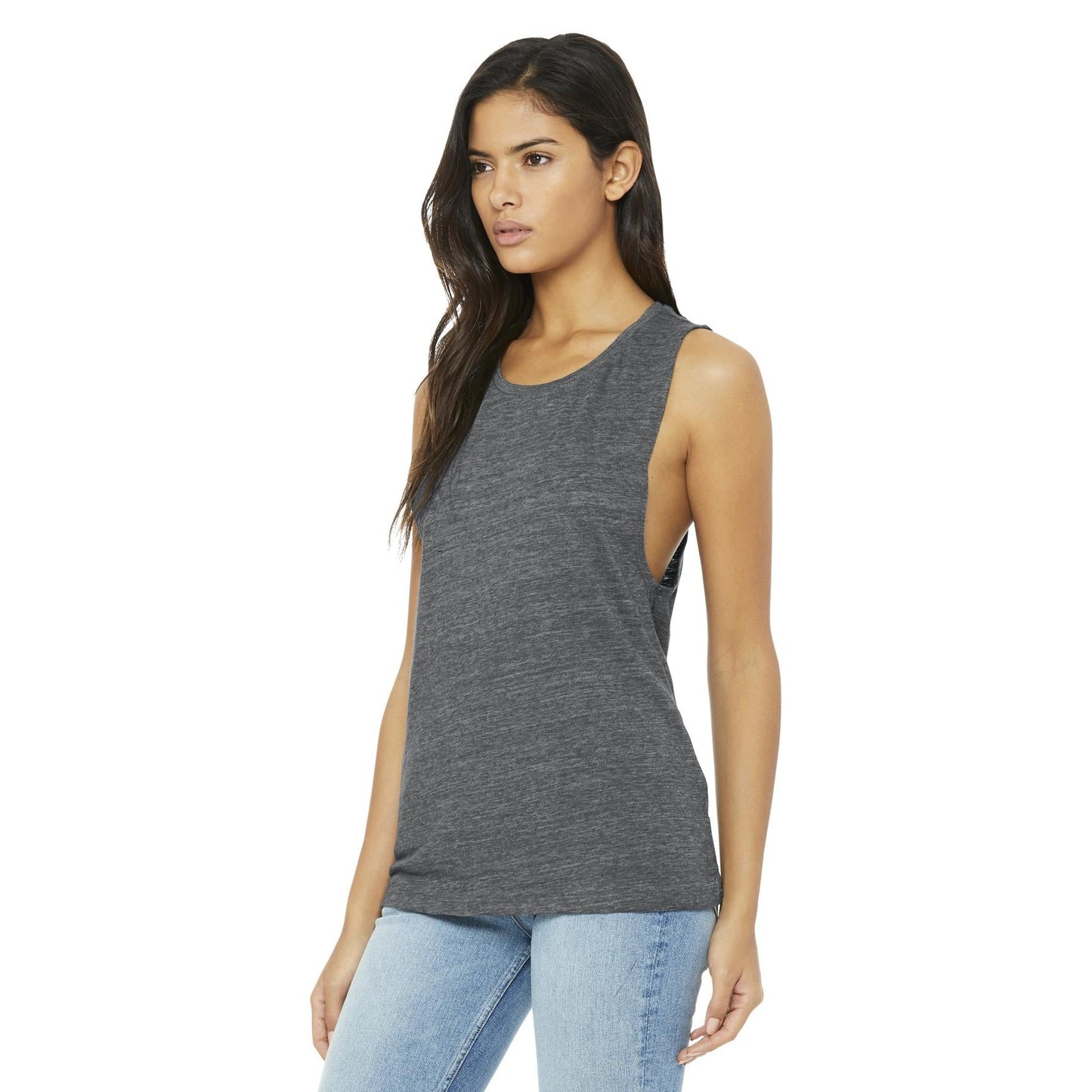 Asphalt Slub Tank Top - Bella + Canvas - Relaxed Fit