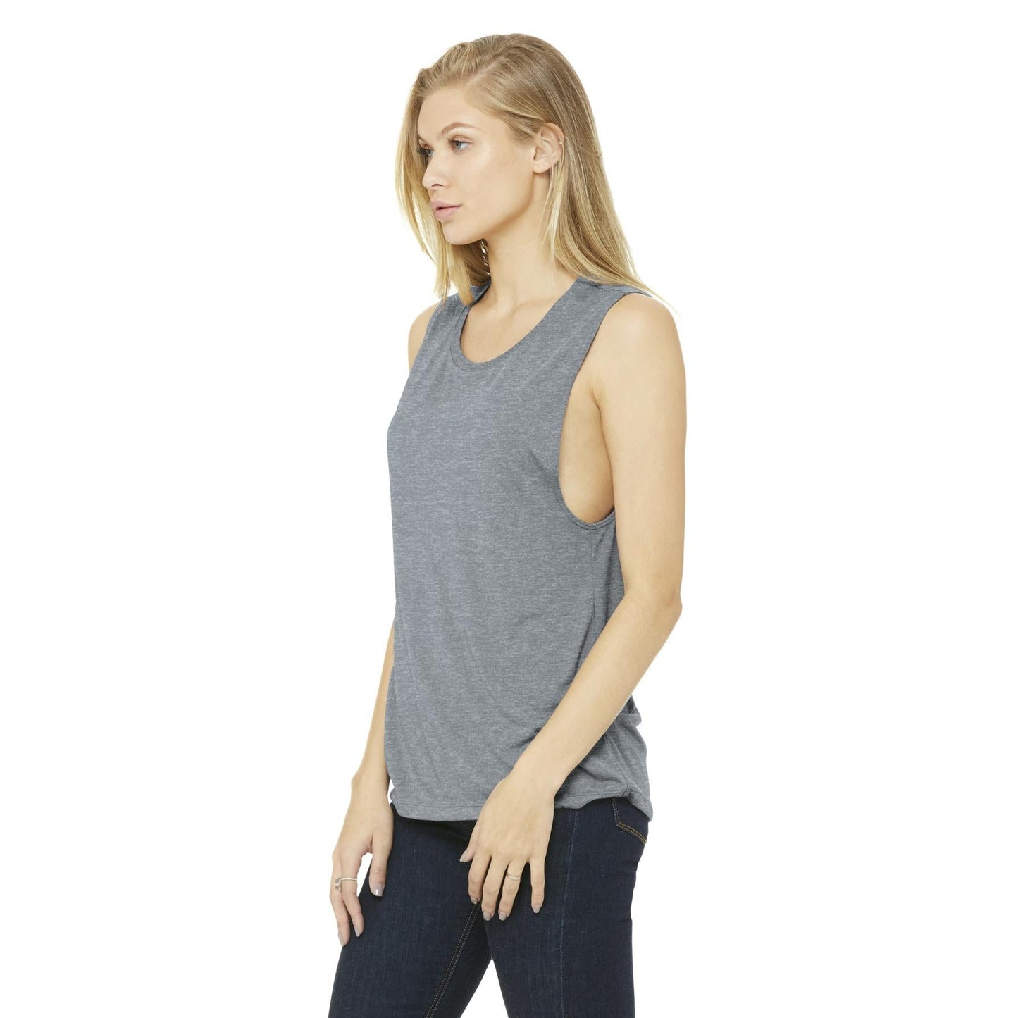 Asphalt Slub Tank Top - Bella + Canvas - Relaxed Fit