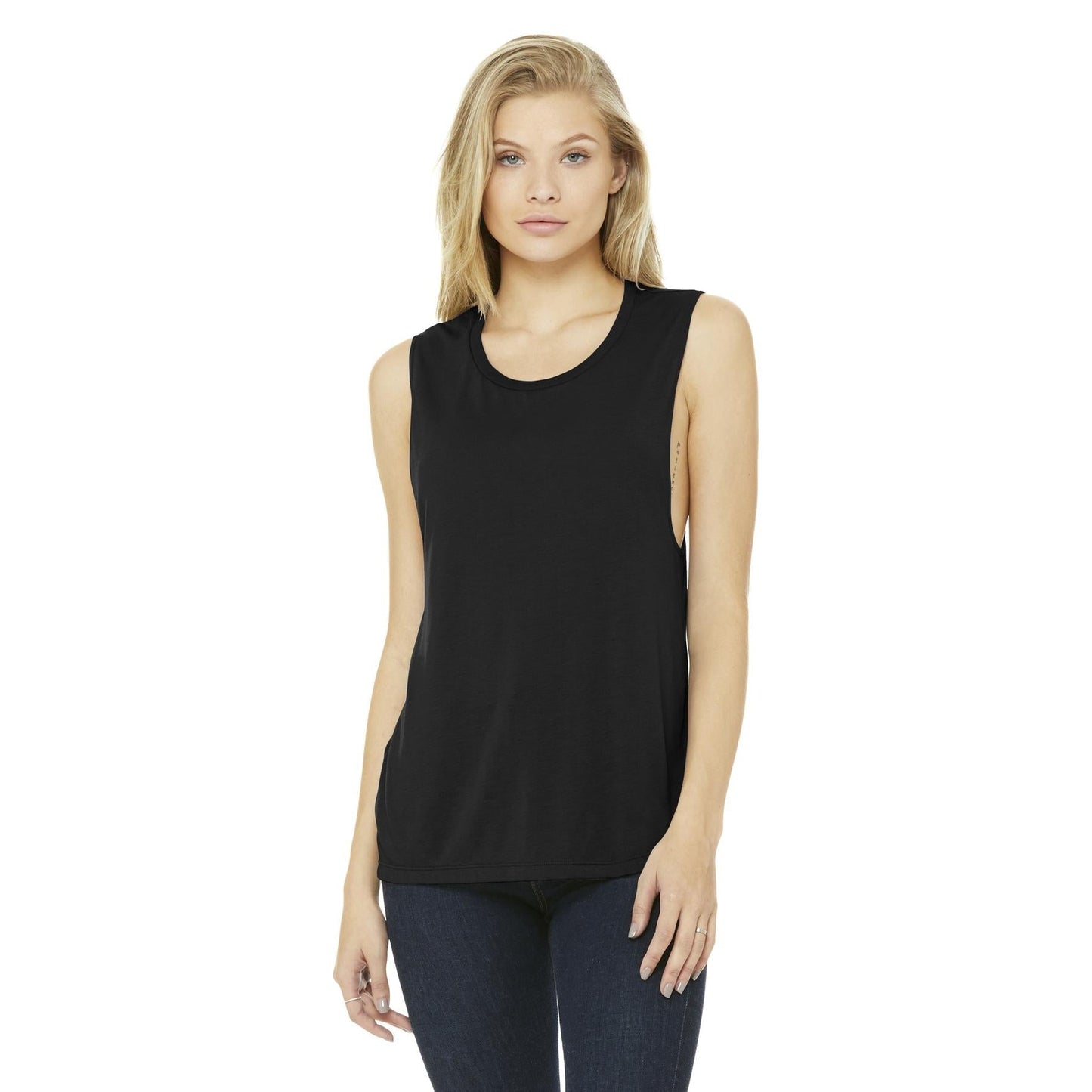 Asphalt Slub Tank Top - Bella + Canvas - Relaxed Fit
