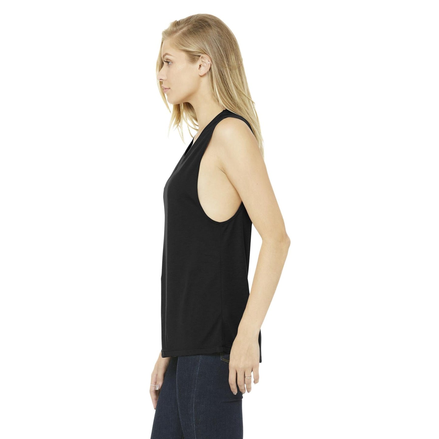 Asphalt Slub Tank Top - Bella + Canvas - Relaxed Fit