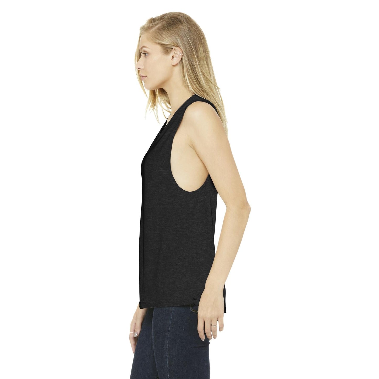 Asphalt Slub Tank Top - Bella + Canvas - Relaxed Fit