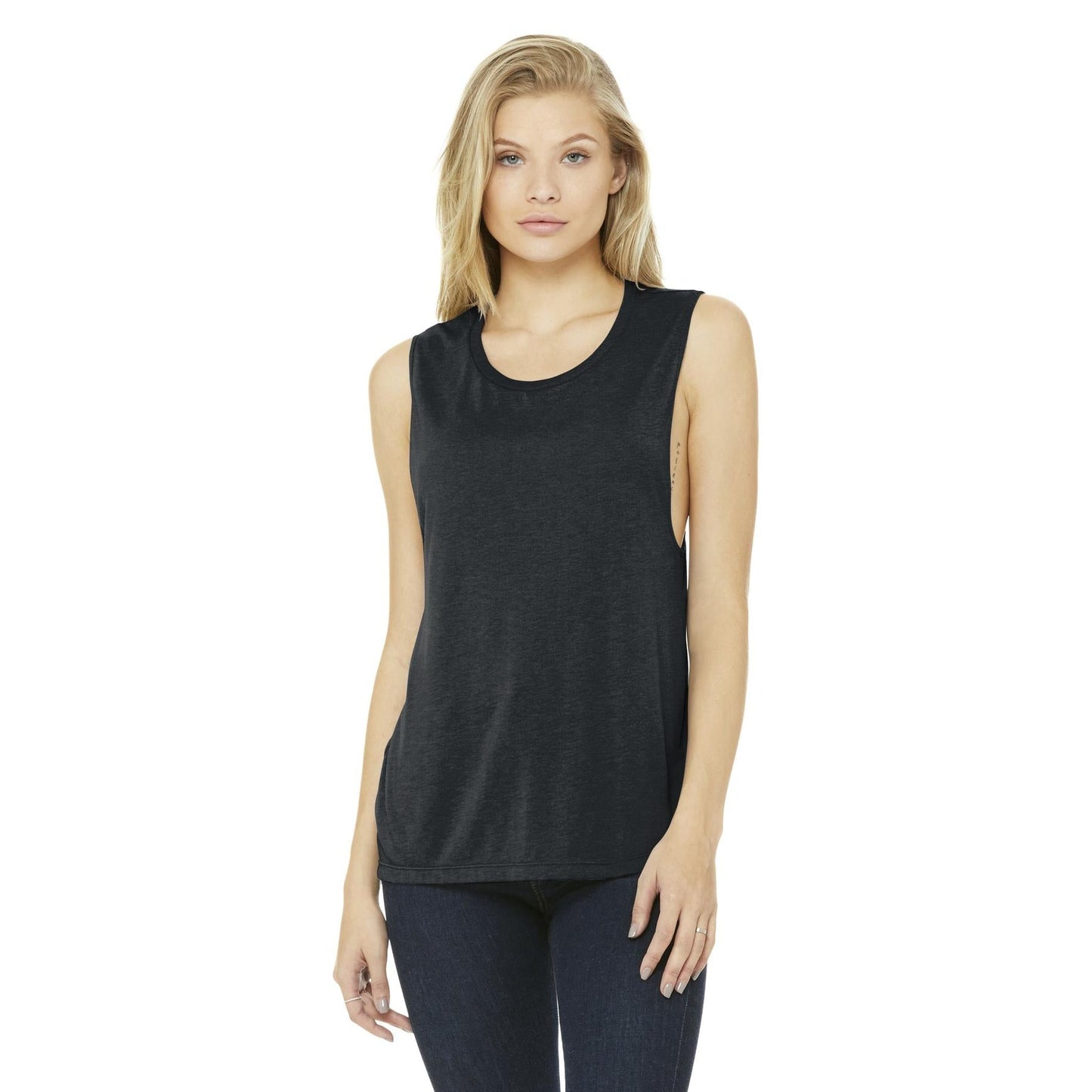 Asphalt Slub Tank Top - Bella + Canvas - Relaxed Fit