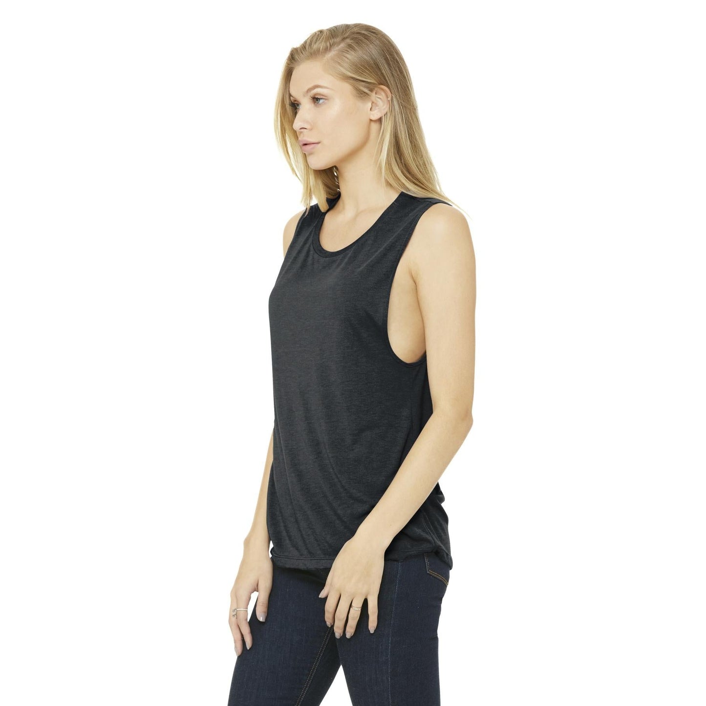 Asphalt Slub Tank Top - Bella + Canvas - Relaxed Fit