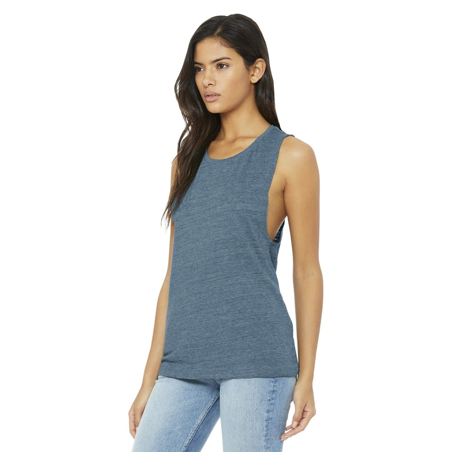 Asphalt Slub Tank Top - Bella + Canvas - Relaxed Fit