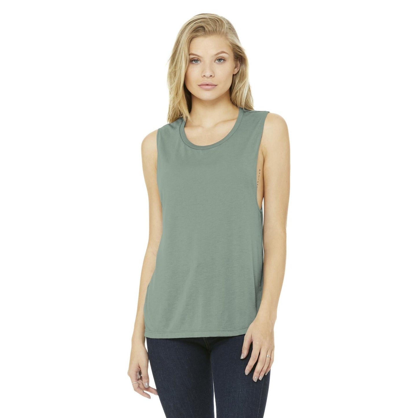 Asphalt Slub Tank Top - Bella + Canvas - Relaxed Fit