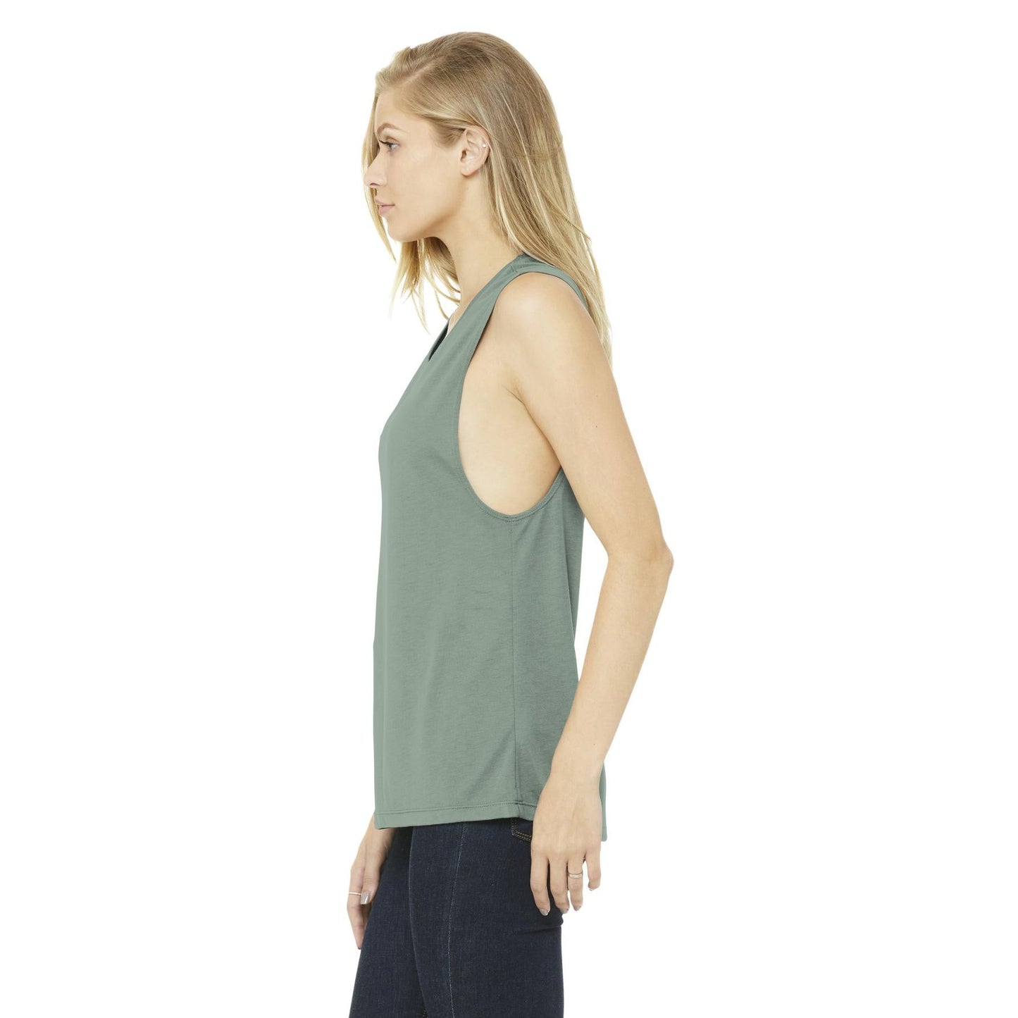 Asphalt Slub Tank Top - Bella + Canvas - Relaxed Fit