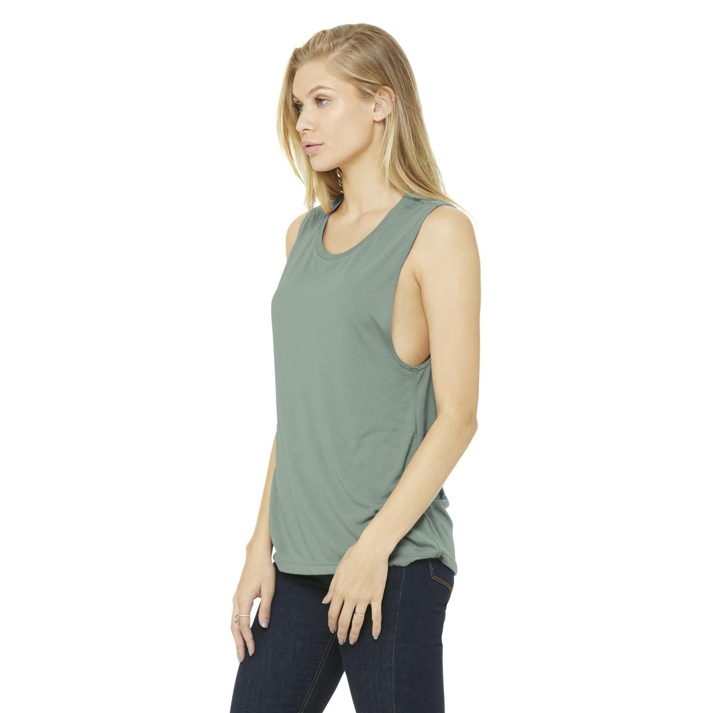 Asphalt Slub Tank Top - Bella + Canvas - Relaxed Fit